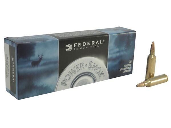 Federal Power-Shok Ammunition 270 Winchester Short Magnum (WSM) 130 Grain Soft Point 250 rounds