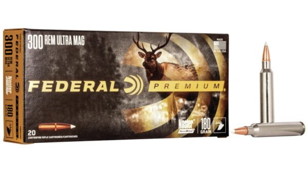 Federal Premium VITAL-SHOK .300 Remington Ultra Magnum 180 grain Nosler AccuBond 300 rounds