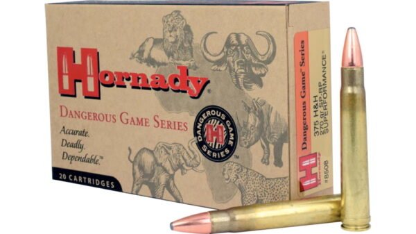 Hornady Dangerous Game .375 H&H Magnum 270 Grain InterLock SP - Recoil Proof 300 rounds