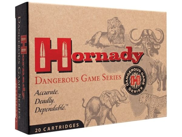 Hornady Dangerous Game Ammunition 416 Remington Magnum 400 Grain DGX Bonded 100 round