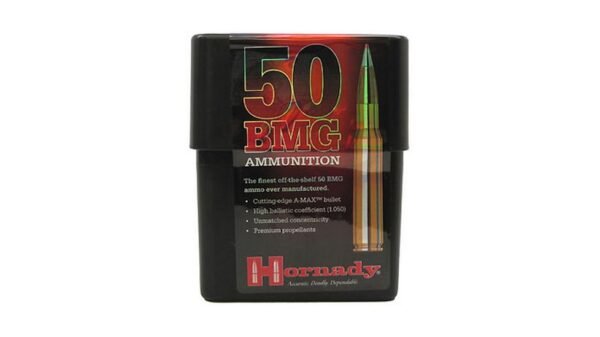 Hornady Match .50 BMG 750 Grain A-MAX Brass Cased 250 rounds