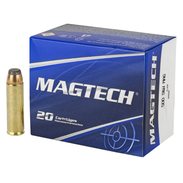 Magtech Ammunition 500 S&W Magnum 400 Grain Semi-Jacketed Soft Point 250 rounds