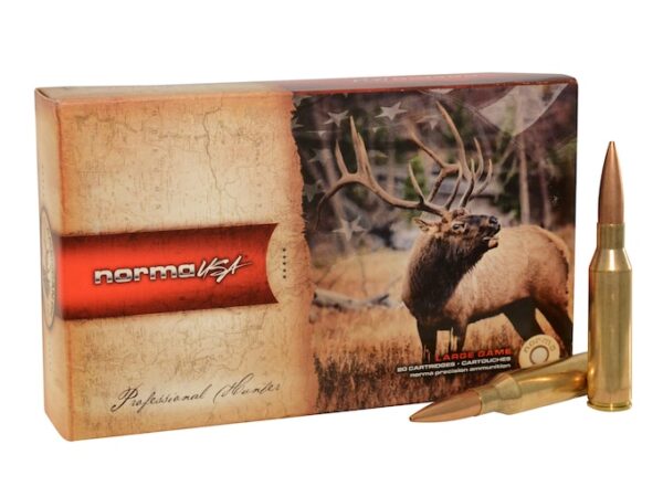 Norma American PH Ammunition 338 Norma Magnum 300 Grain Sierra MatchKing Hollow Point Boat Tail 200 round