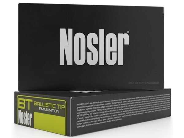 Nosler BT Ammunition 26 Nosler 140 Grain Ballistic Tip 500 round