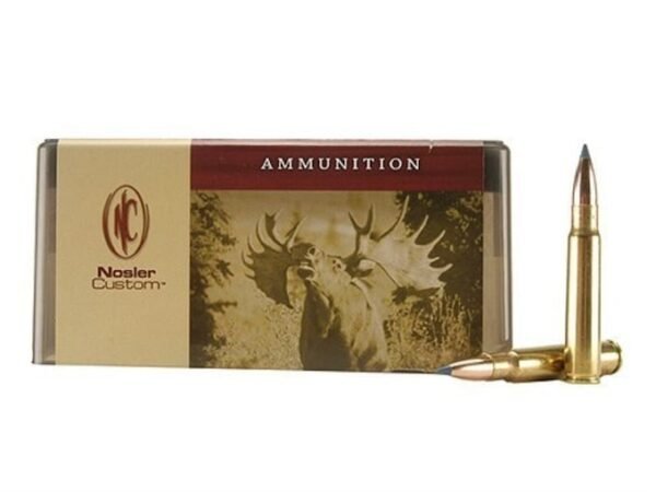 Nosler Custom Ammunition 8x57mm JS Mauser (8mm Mauser) 180 Grain Ballistic Tip Hunting 300 rounds