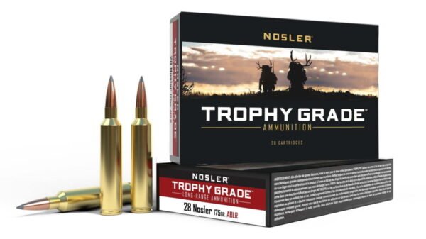 Nosler Trophy Grade .28 Nosler 175 Grain AccuBond Long Range Brass Cased 300 rounds