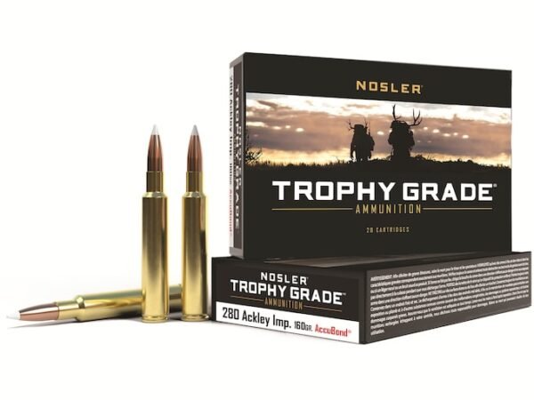 Nosler Trophy Grade Ammunition 416 Remington Magnum 400 Grain Partition 100 round