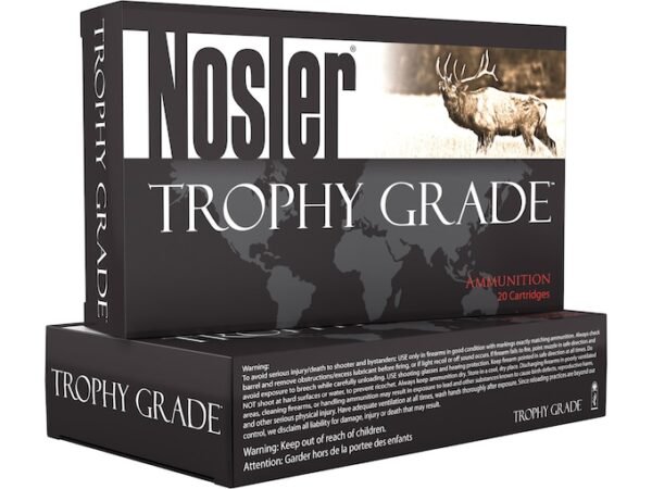 Nosler Trophy Grade Ammunition 7mm-08 Remington 140 Grain AccuBond 500 rounds