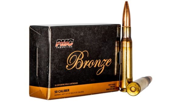 PMC 50A Bronze 50 BMG 660 Gr Full Metal Jacket Boat Tail (FMJBT) 300 rounds