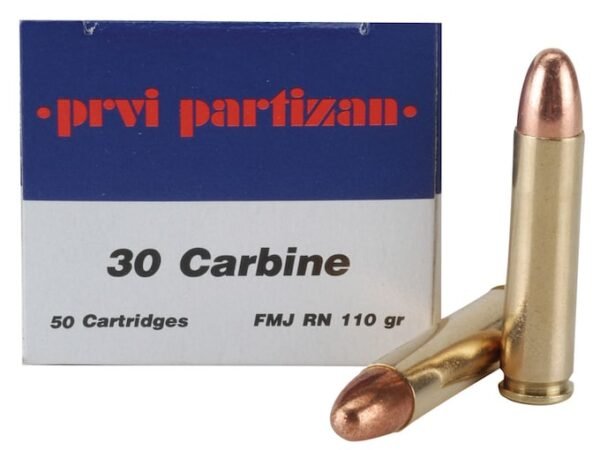 Prvi Partizan Ammunition 30 Carbine 110 Grain Full Metal Jacket 500 rounds