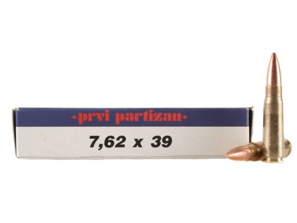 Prvi Partizan Ammunition 7.62x39mm 123 Grain Full Metal Jacket