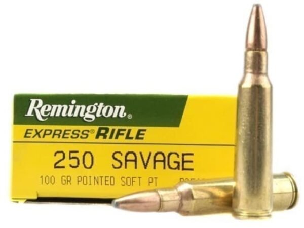 Remington Core-Lokt Ammunition 250 Savage 100 Grain Pointed Soft Point 200 round