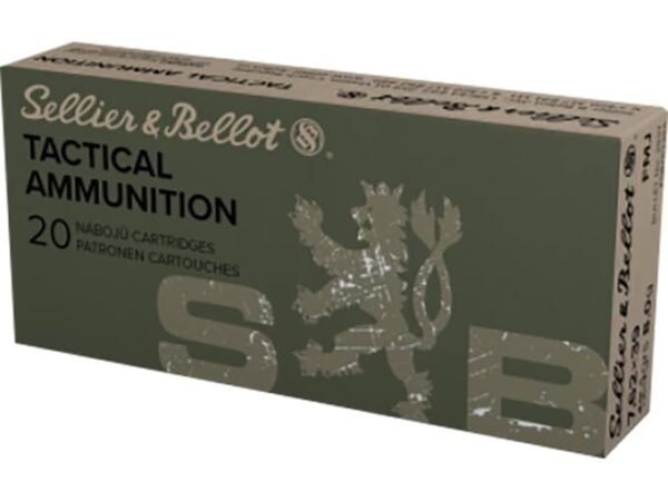 Sellier & Bellot Ammunition 7.62x39mm 124 Grain Full Metal Jacket