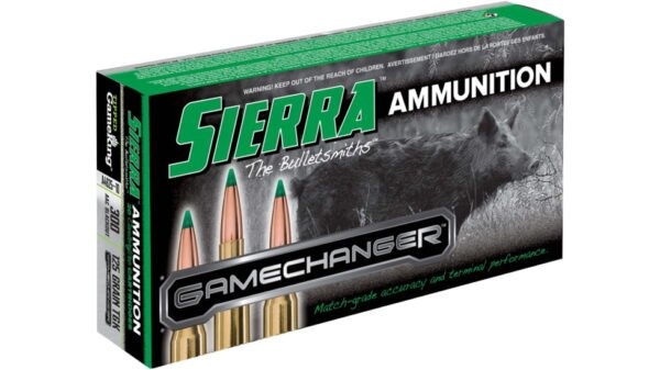 Sierra GameChanger 300 AAC Blackout 125 grain Sierra Tipped GameKing Brass 500 rounds