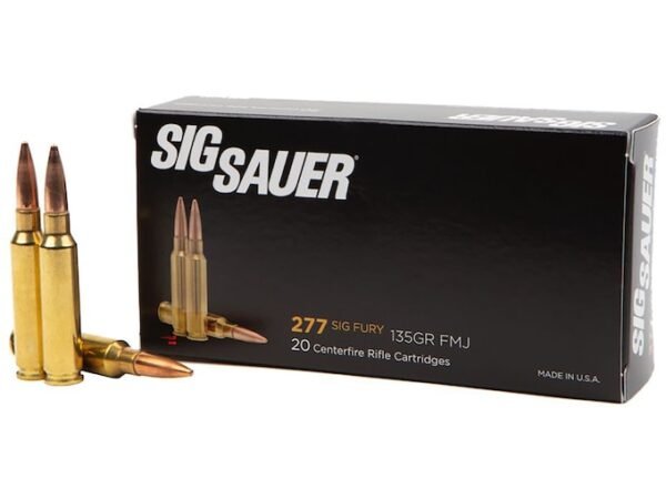 Sig Sauer Elite Performance Ammunition 277 Sig Fury 135 Grain Full Metal Jacket 500 round