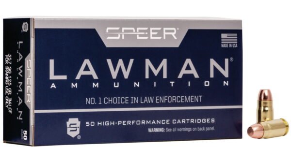 Speer Lawman Handgun CleanFire Training .357 SIG 125 grain Total Metal Jacket 500 rounds