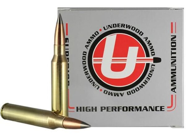 Underwood Ammunition 338 Lapua Magnum 240 Grain Lehigh Match Grade Solid Flash Tip Lead-Free