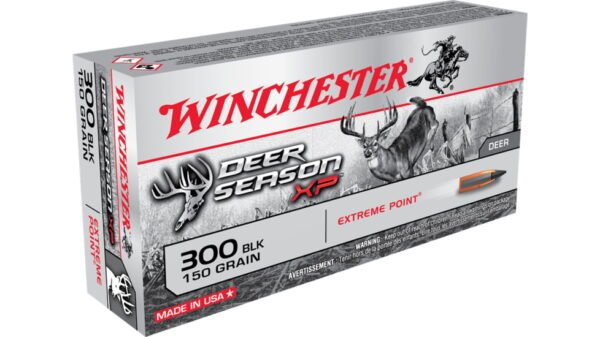 Winchester DEER SEASON XP .300 AAC Blackout 150 grain Extreme Point Polymer Tip 500 rounds