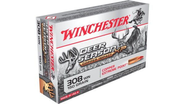 Winchester DEER SEASON XP .308 Winchester 150 grain Copper Extreme Point Polymer Tip 500 rounds