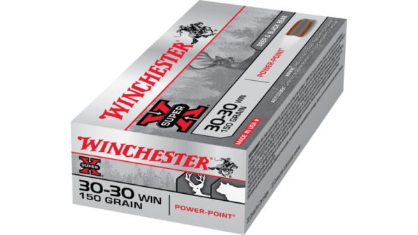 Winchester SUPER-X RIFLE 30-30 Winchester 150 grain Power-Point Brass Cased 500 rounds